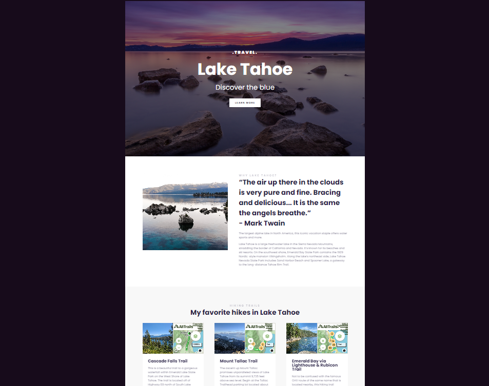 Lake Tahoe Travel preview